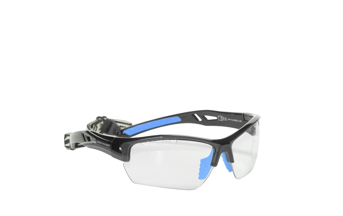 Fat Pipe Schutzbrille Junior – klar, blau/schwarz
