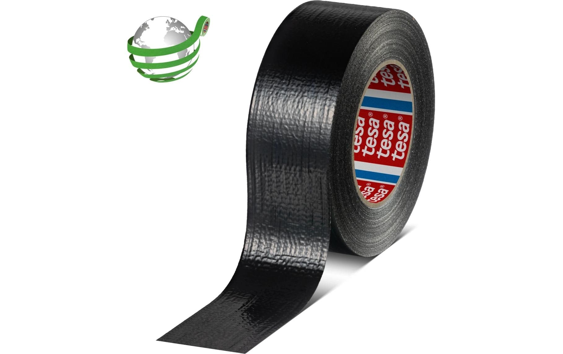 tesa Gewebeband – 50 mm × 50 m – Schwarz
