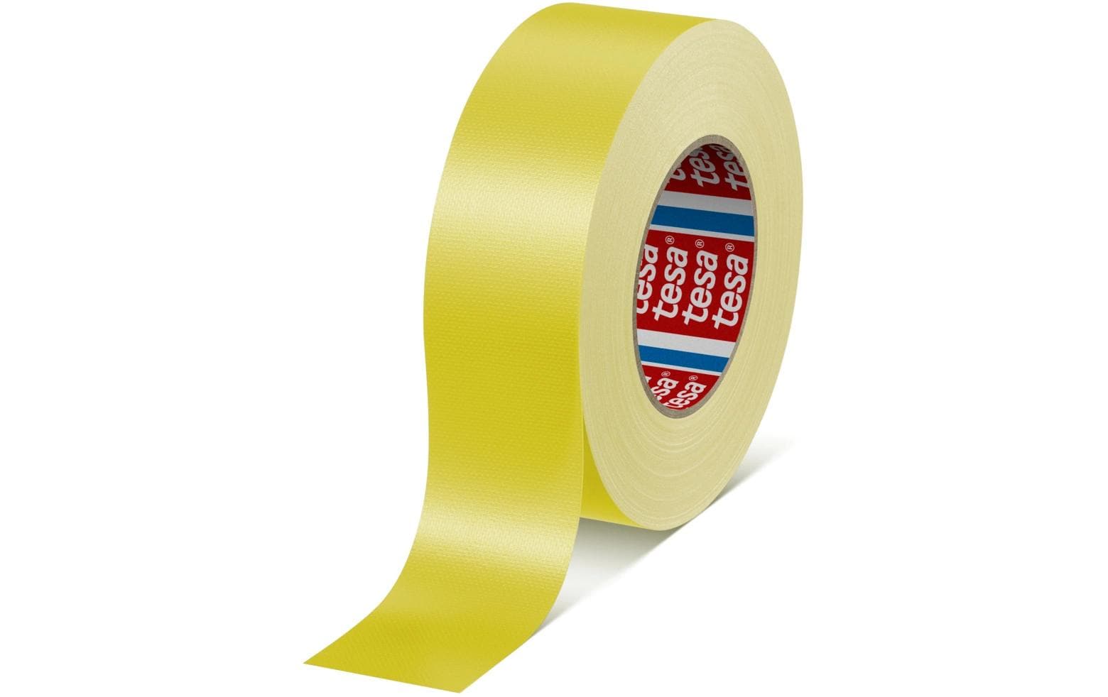 TESA Gewebeband/Gaffa – 50 mm × 50 m, schwarz, Gewebe, permanent, wetterfest, 18 Stück