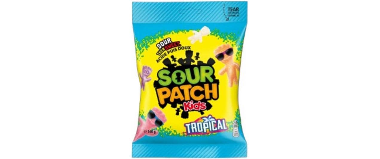 Sour Patch Kids Gummibonbons – Tropical – 160 g