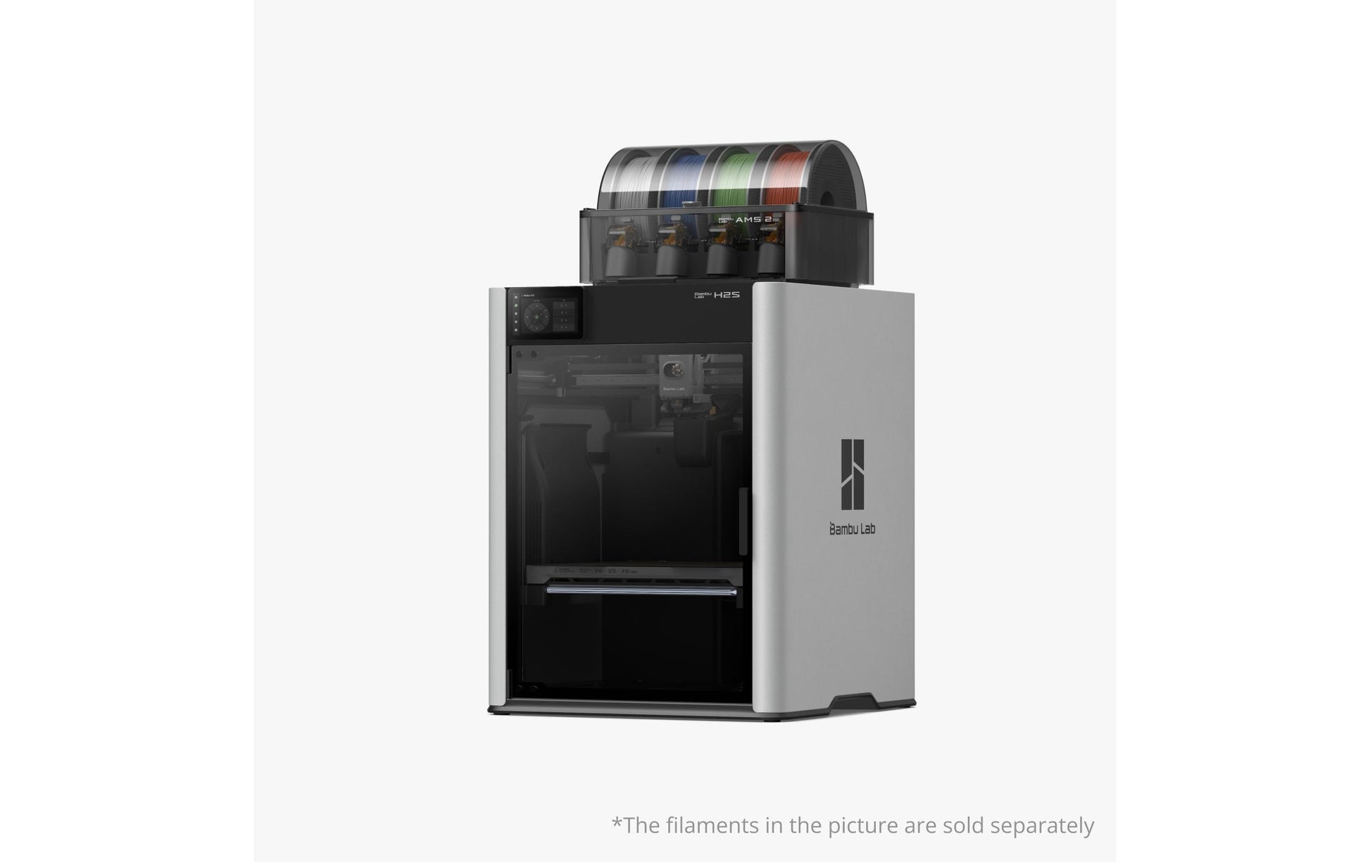 Bambu Lab H2S AMS Combo FDM 3D-Drucker – min. Schichthöhe 0,05 mm – WLAN, USB