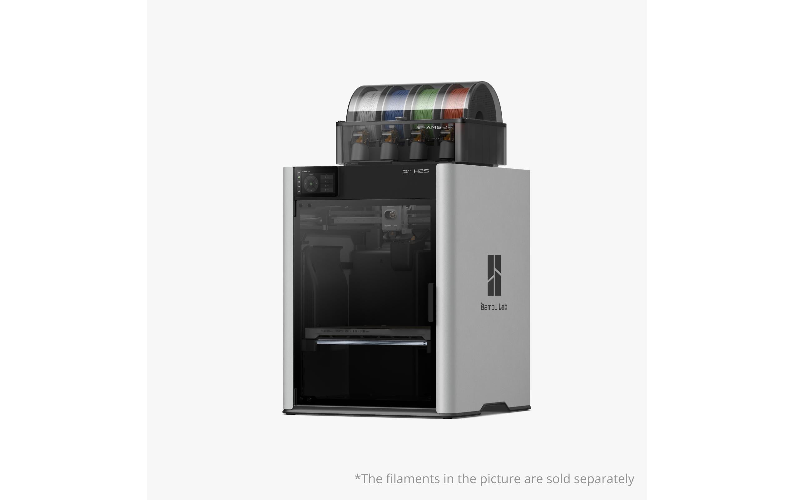 Bambu Lab H2S AMS Combo FDM 3D-Drucker – min. Schichthöhe 0,05 mm – WLAN, USB