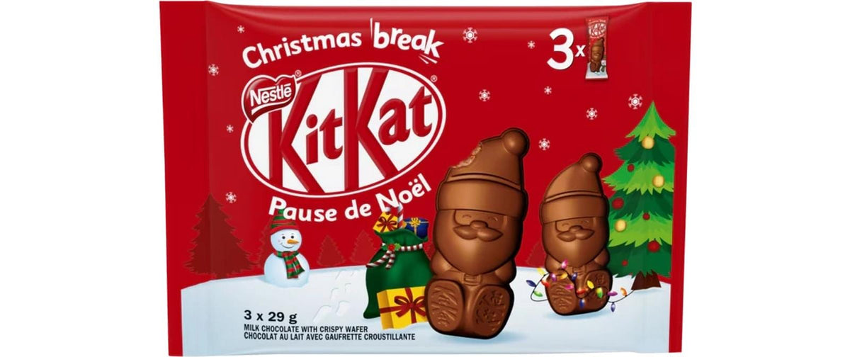 Nestlé snacks Kit Kat Santa Mix Box Schokolade – 3 × 17 g