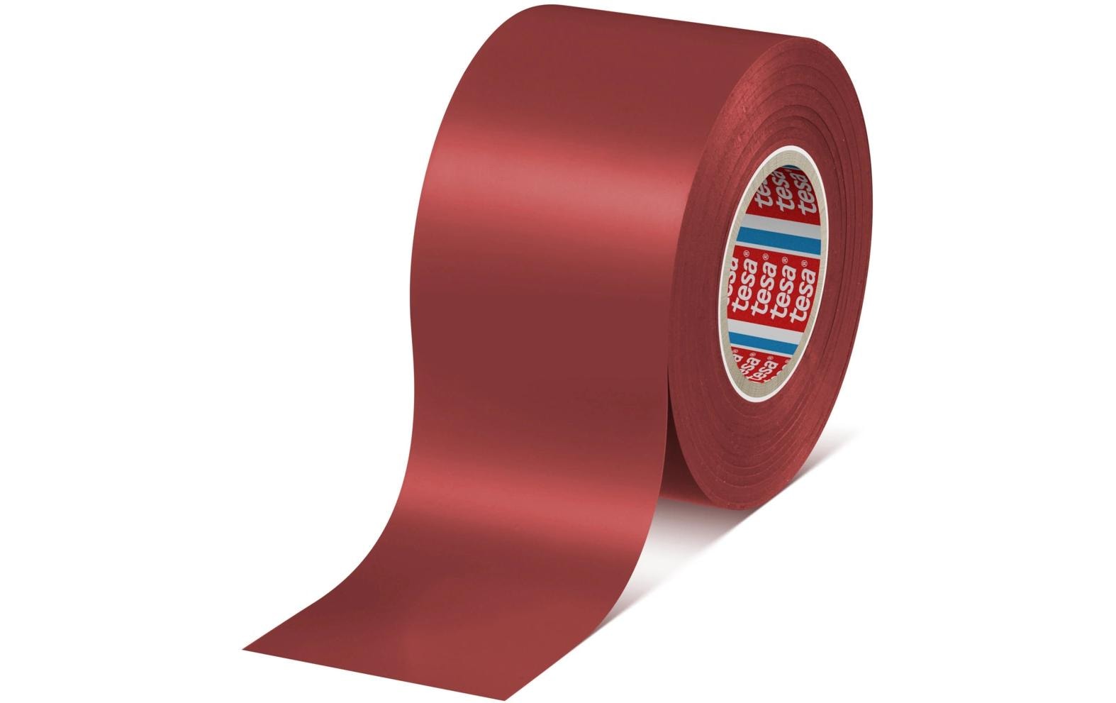 TESA Gewebeband – 50 mm × 33 m, rot, wetterfest, 1 Stück