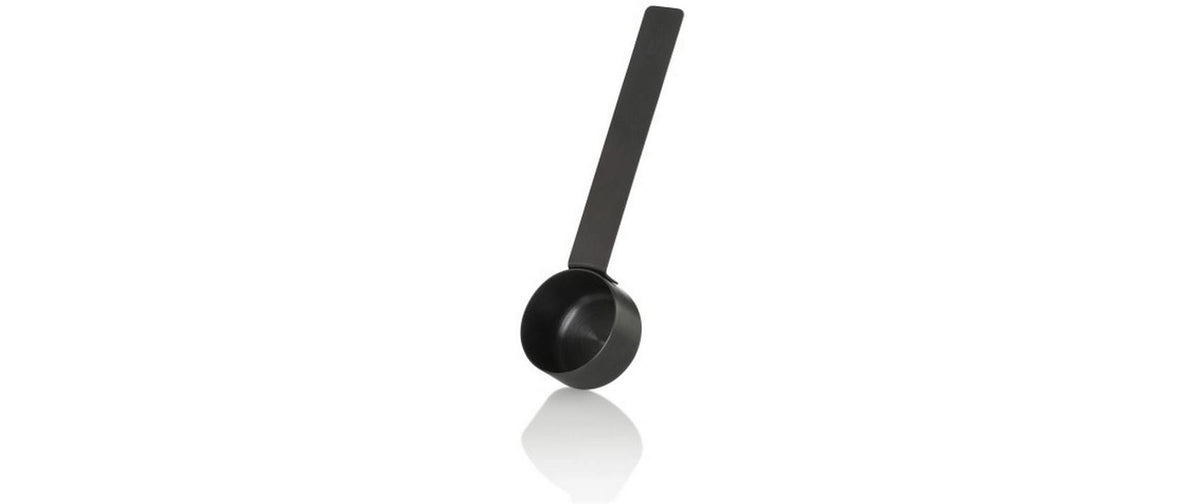 AdHoc Messlöffel 10 ml, Ø 4 cm, 14 cm, Edelstahl, Schwarz