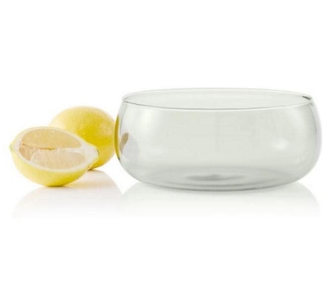 AdHoc Schale Yuna – 3er Set, 1,0 l, Borosilikatglas, Transparent, spülmaschinenfest, backofentauglich