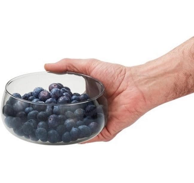 AdHoc Dip-Schale – 660 ml, Ø 13 cm, H 6,5 cm, Borosilikatglas, Transparent, spülmaschinenfest