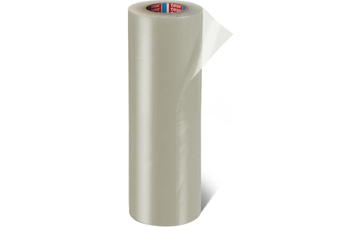 TESA Permanente Oberflächenschutzfolie Transparent – 100 cm × 100 m – 1 Stück