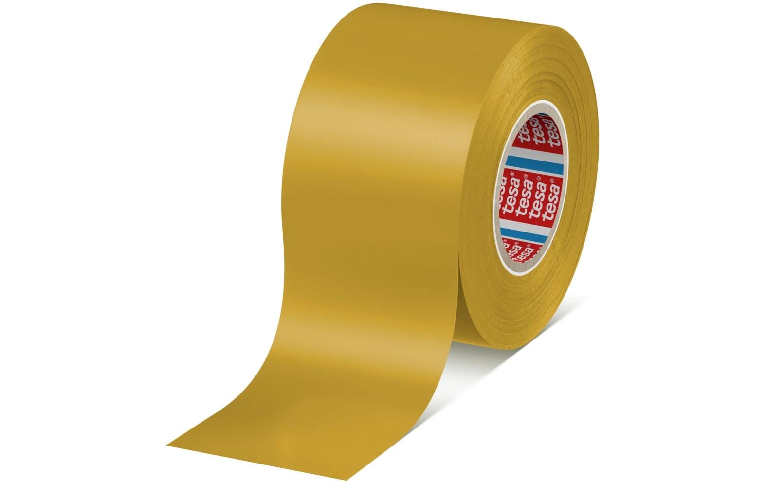 TESA Gewebeband – 50 mm × 33 m, gelb, permanent, 1 Stück