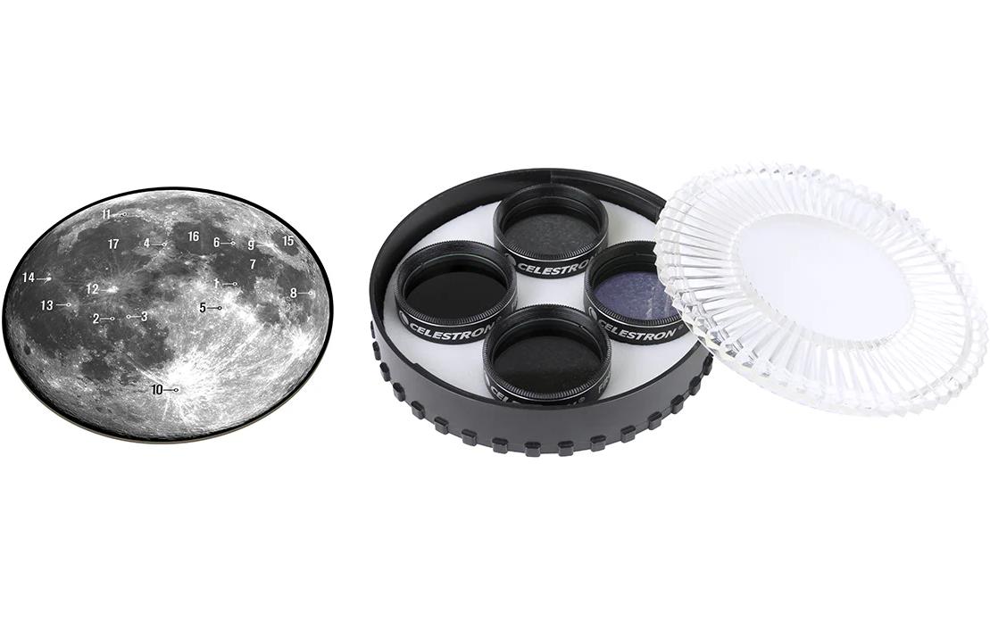 Celestron Mondfilter-Set – 1,25" – Aluminium, Glas, Metall