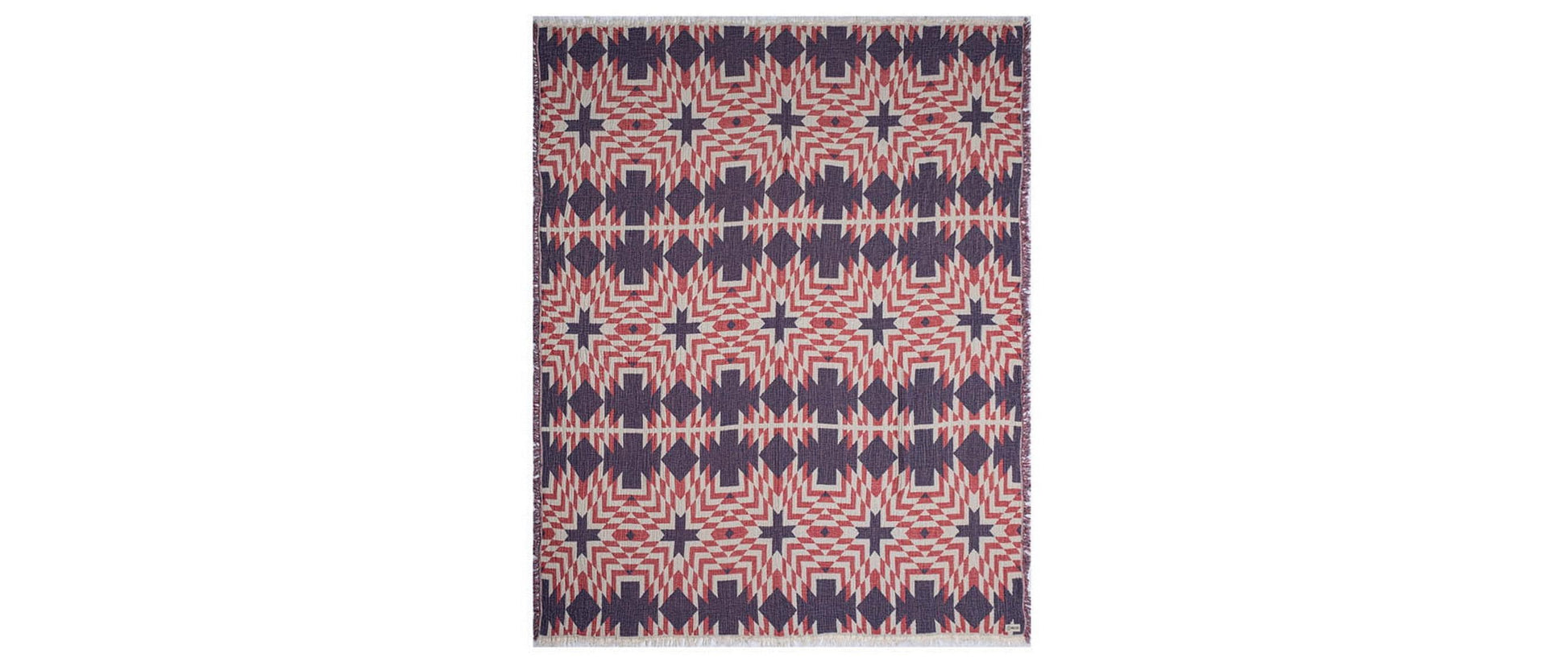 Haushaltsware SandCloud Wohndecke – Bio-Baumwolle, Mehrfarbig – 229 × 229 cm