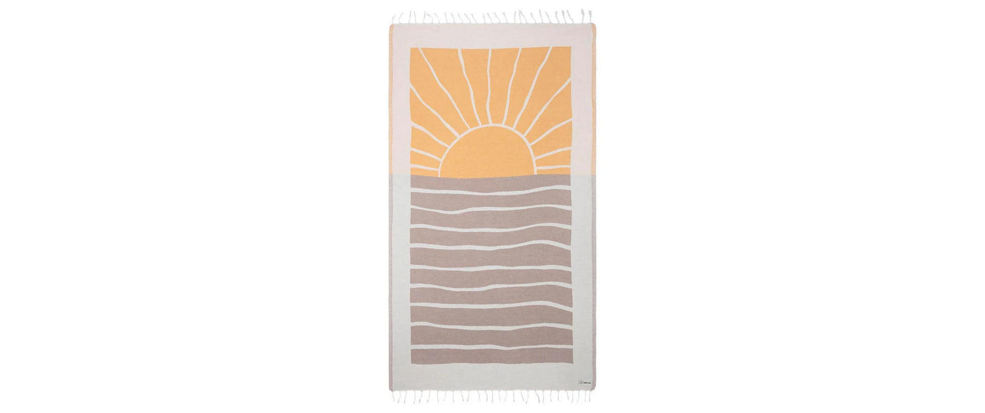 Haushaltsware SandCloud Strandtuch EARTH – 94 × 170 cm, Beige, 100% Bio-Baumwolle