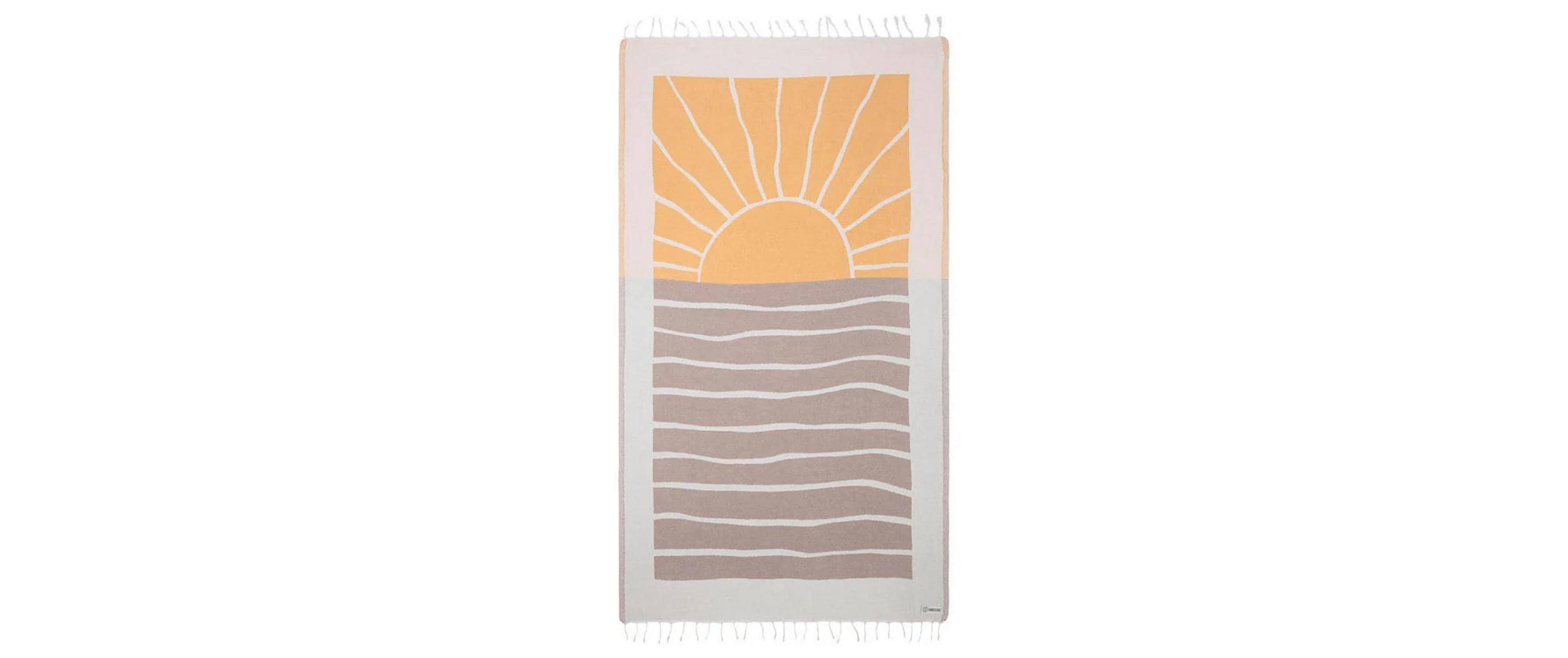 Haushaltsware SandCloud Strandtuch EARTH – 94 × 170 cm, Beige, 100% Bio-Baumwolle