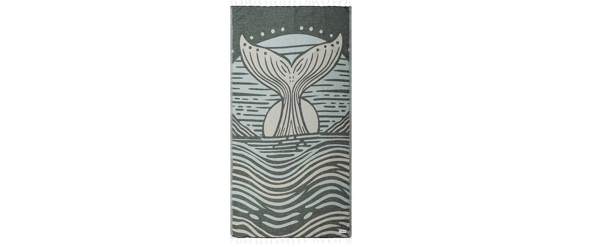 Haushaltsware SandCloud Strandtuch MARISOL – 94 × 170 cm, Blau, 100% Bio-Baumwolle