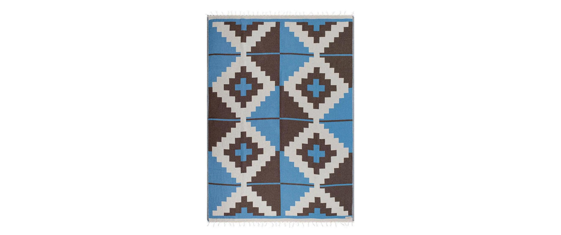 Haushaltsware SandCloud Odessa Wohndecke – Baumwolle, Mehrfarbig – 145 × 193 cm