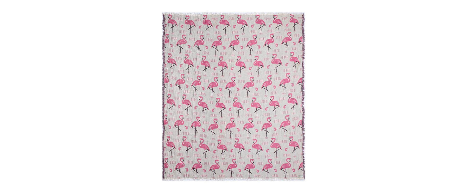 Haushaltsware SandCloud Party Blankets Wohndecke – Baumwolle, Rosa – 229 × 229 cm