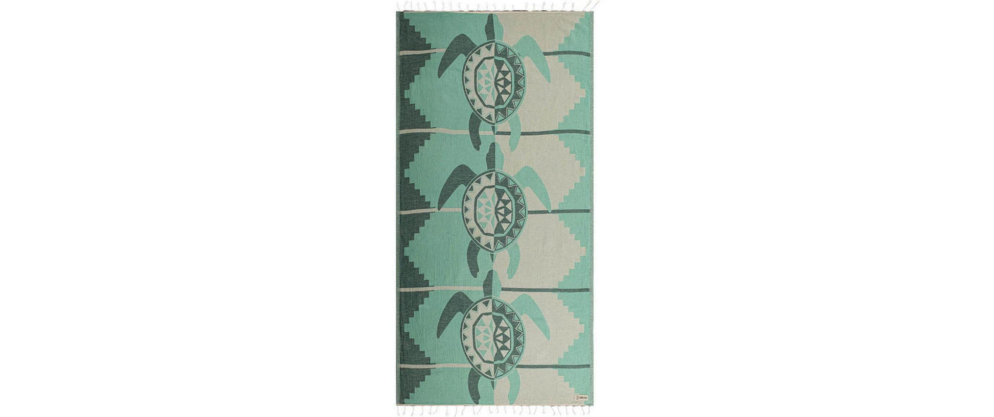 Haushaltsware SandCloud TERRAPIN Wohndecke – Bio-Baumwolle, Grün – 94 × 170 cm