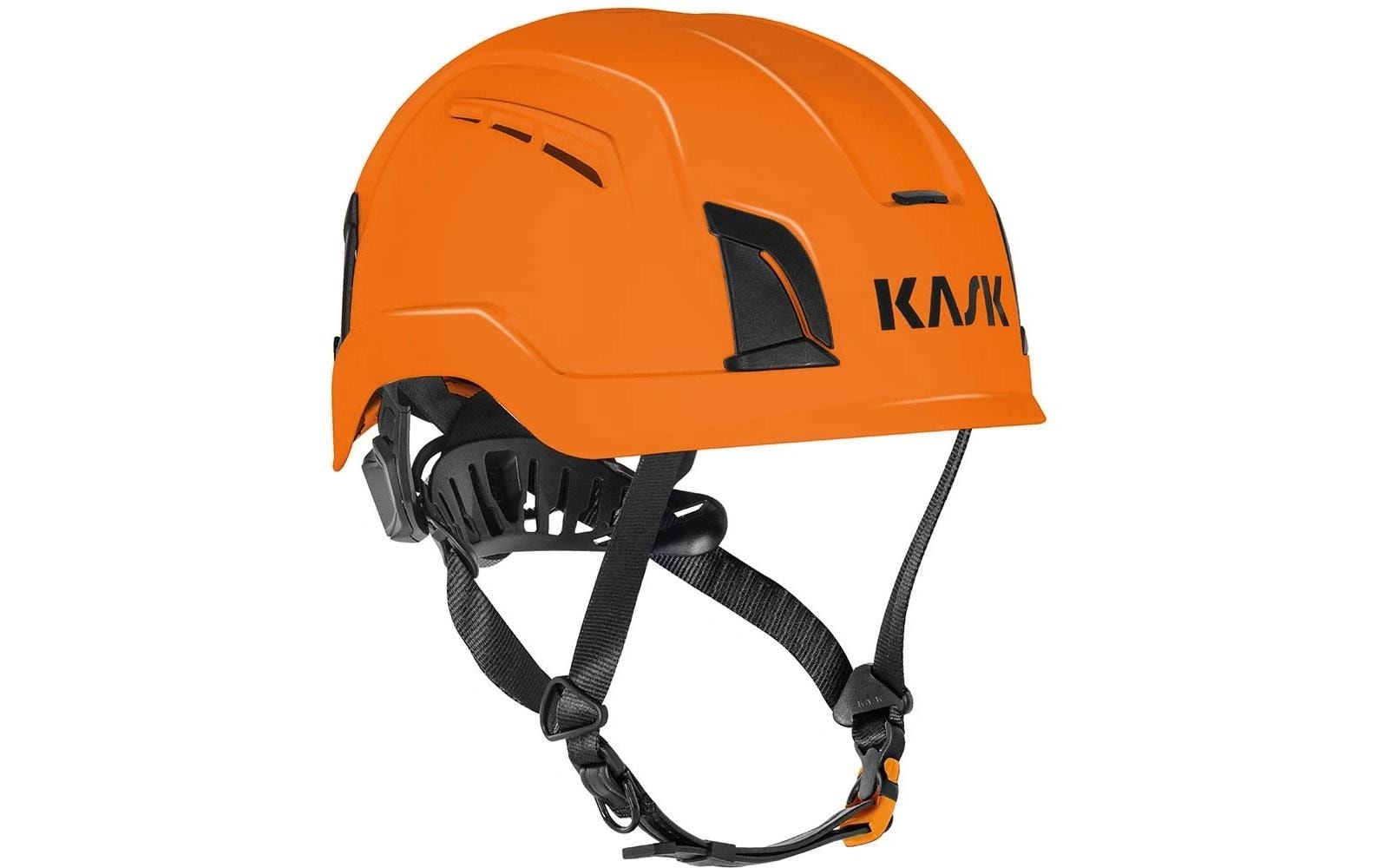 Kask Schutzhelm Zenith x Air – Orange/Grün, 53–62 cm, Polypropylen (PP)