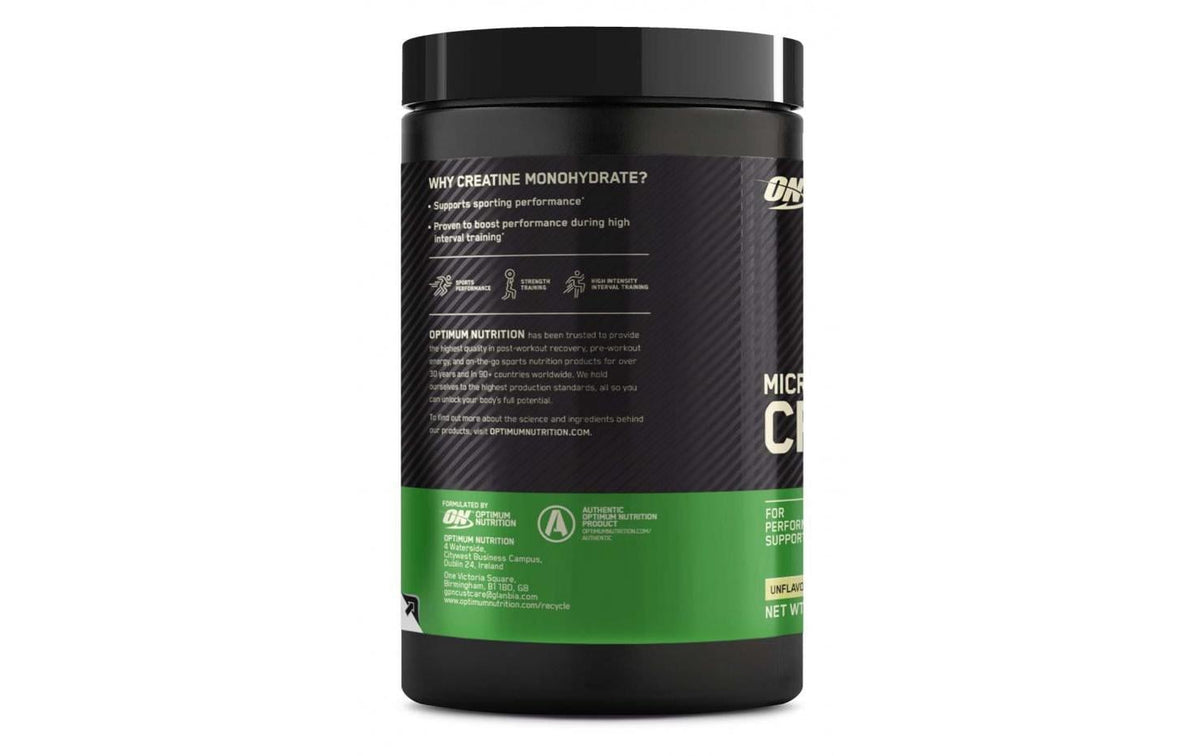 Optimum Nutrition Kreatinpulver Neutral – glutenfrei, vegan – 634 g