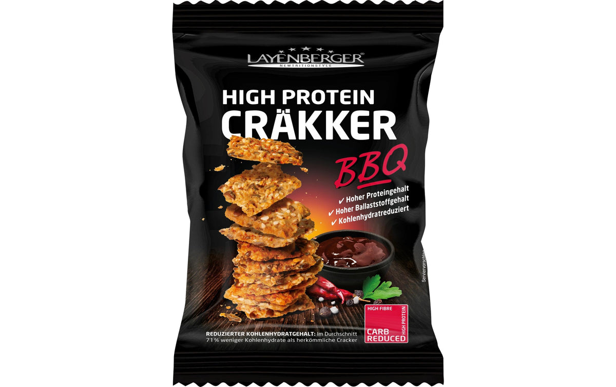 Layenberger High Protein Cräkker – BBQ – 75 g
