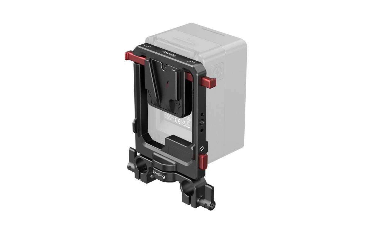 SmallRig Rotierbare V-Mount Batterieplatte – Dual V-Lock – für V-Mount Akkus, 15-mm-Rohrsysteme