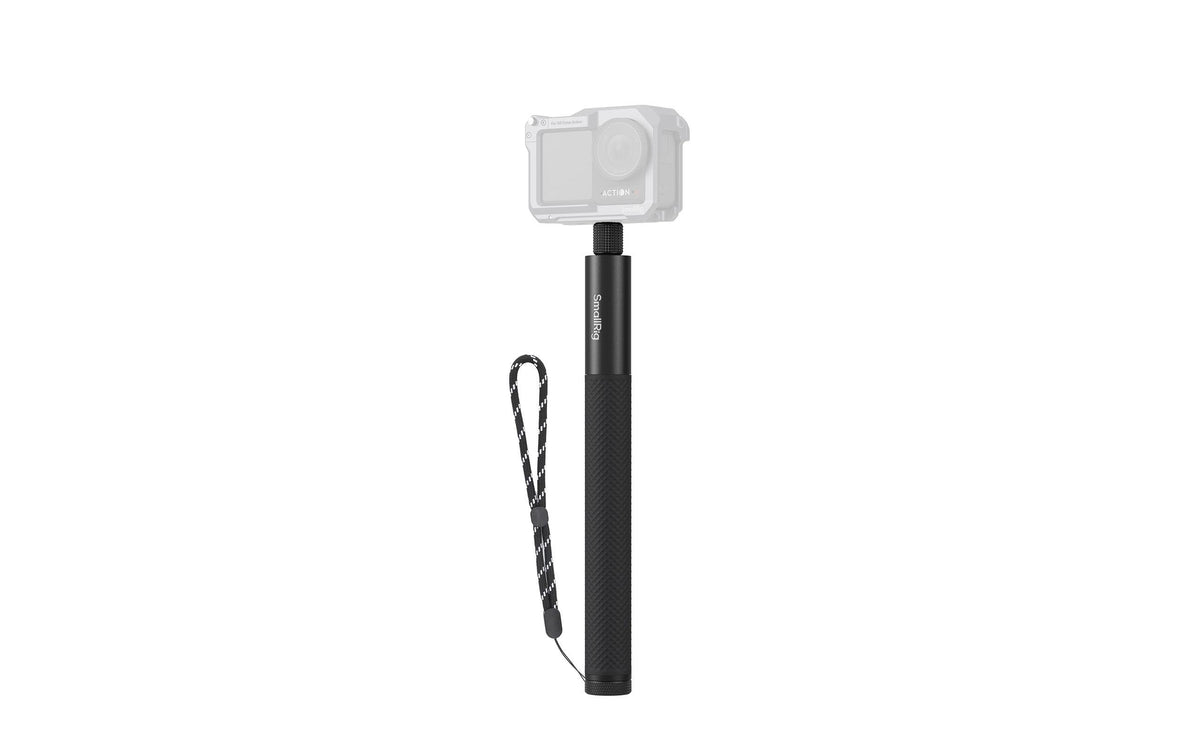 SmallRig Selfie-Stick – höhenverstellbar bis 120 cm – für Action-Kameras – schwarz