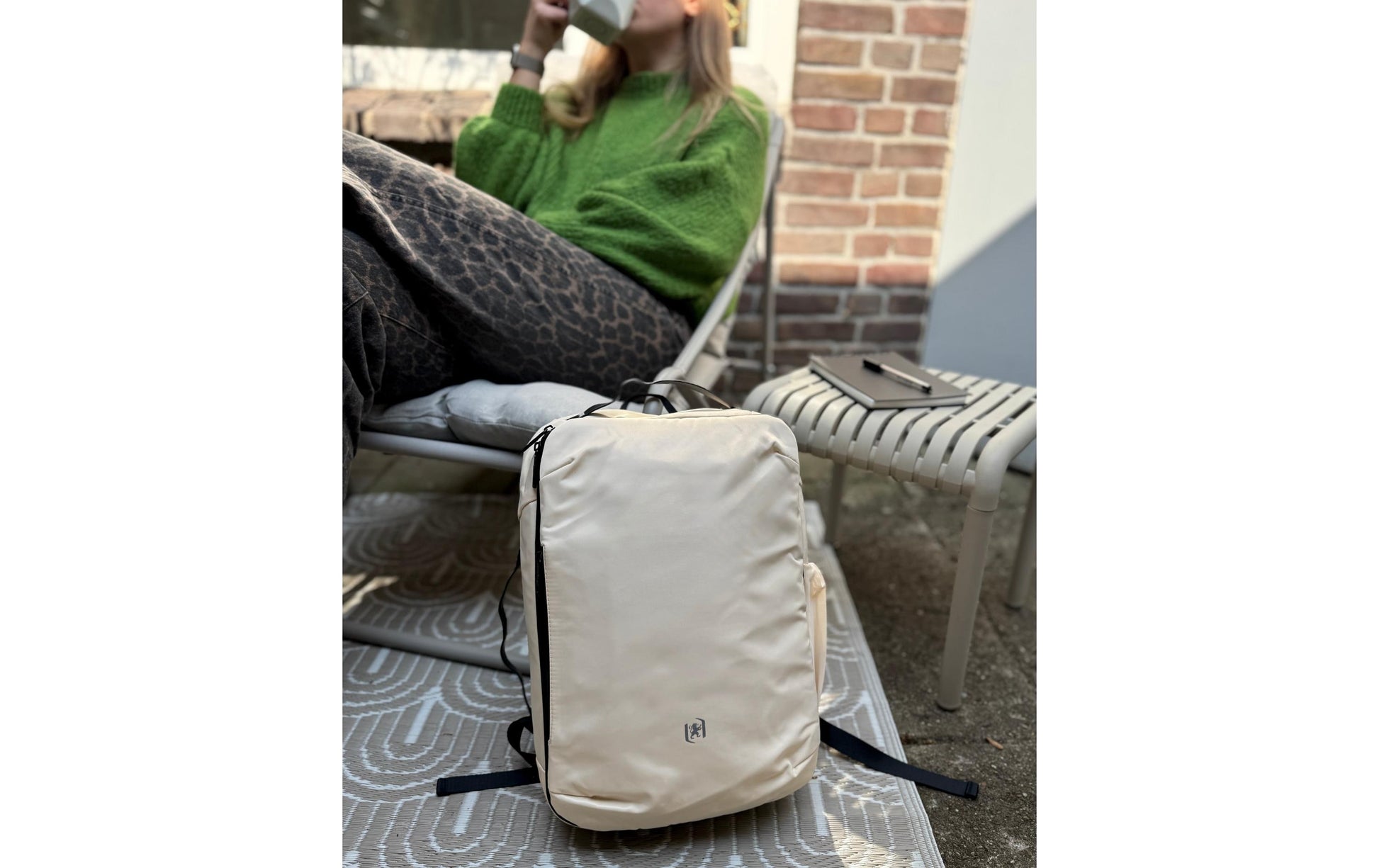Elba Oxford City-Rucksack Identity Executive – 18 l – Beige, 320 × 420 × 130 mm