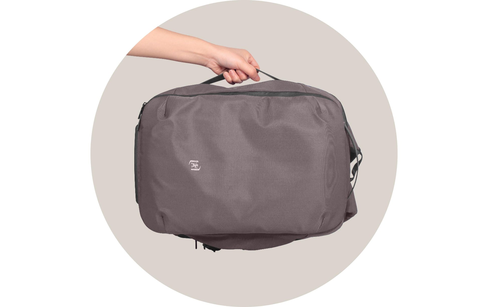Elba Oxford City-Rucksack Identity Executive – 18 l – Grau, 320 × 420 × 130 mm
