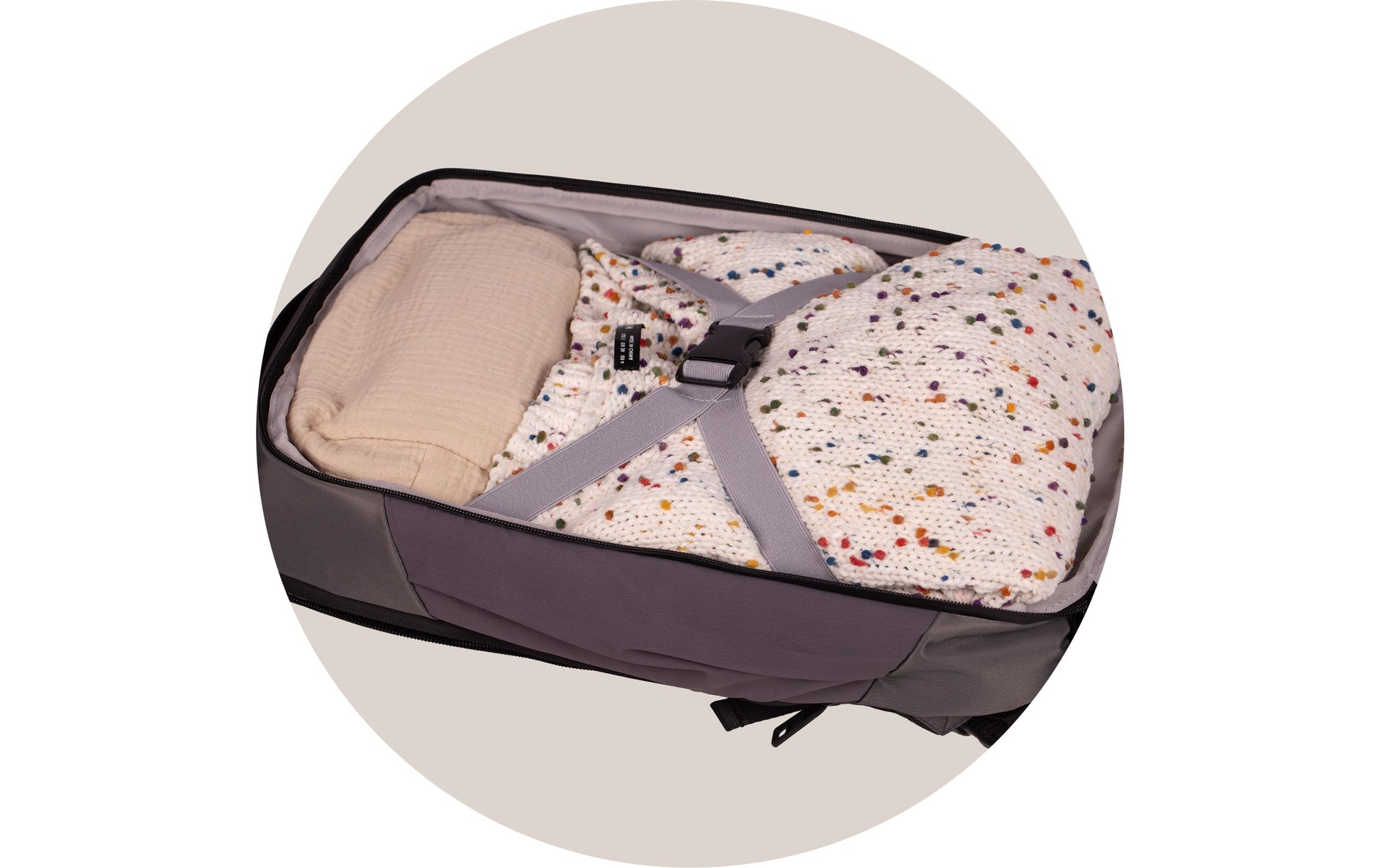 Elba Oxford City-Rucksack Identity Executive – 18 l – Grau, 320 × 420 × 130 mm