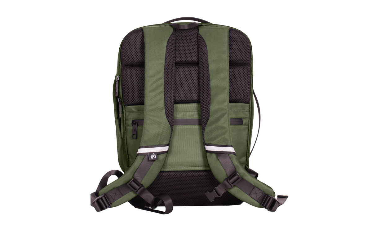 Elba Oxford City-Rucksack Identity Executive – 18 l – Khaki, 320 × 420 × 130 mm