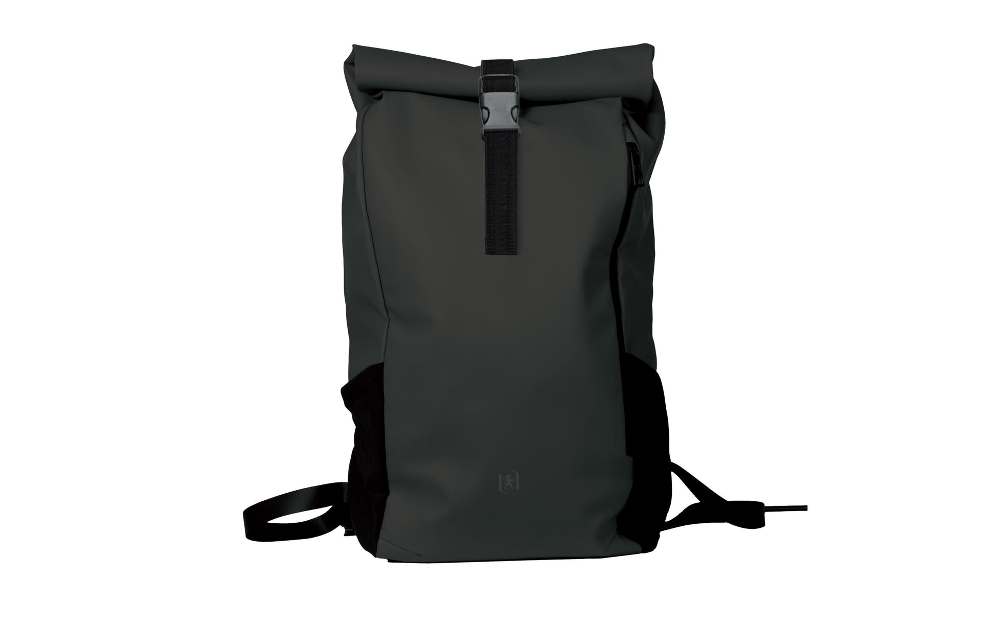 Elba Oxford City-Rucksack Identity Roll Top – 24 l, reflektierend – Schwarz, 320 × 420 × 130 mm