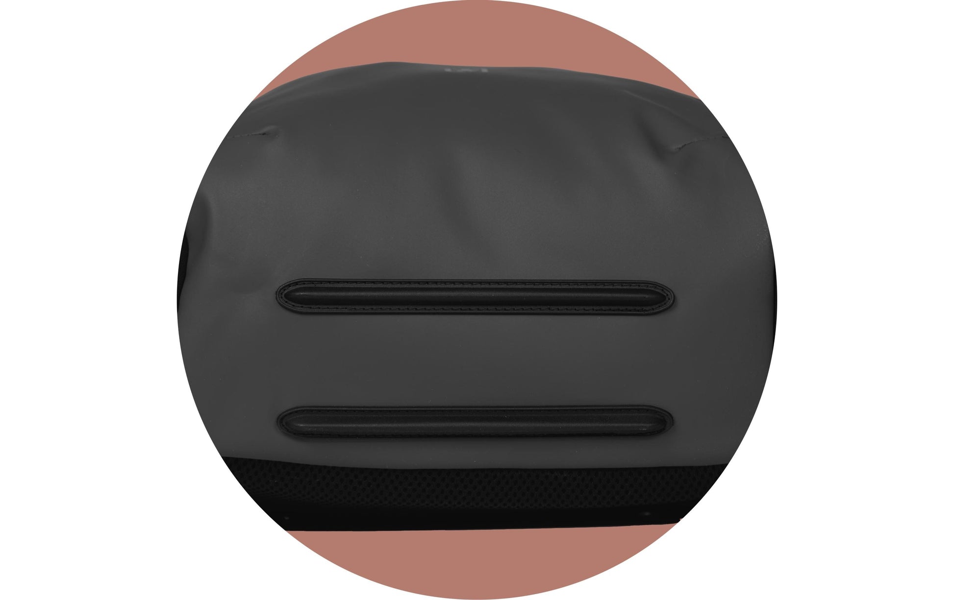 Elba Oxford City-Rucksack Identity Roll Top – 24 l, reflektierend – Schwarz, 320 × 420 × 130 mm