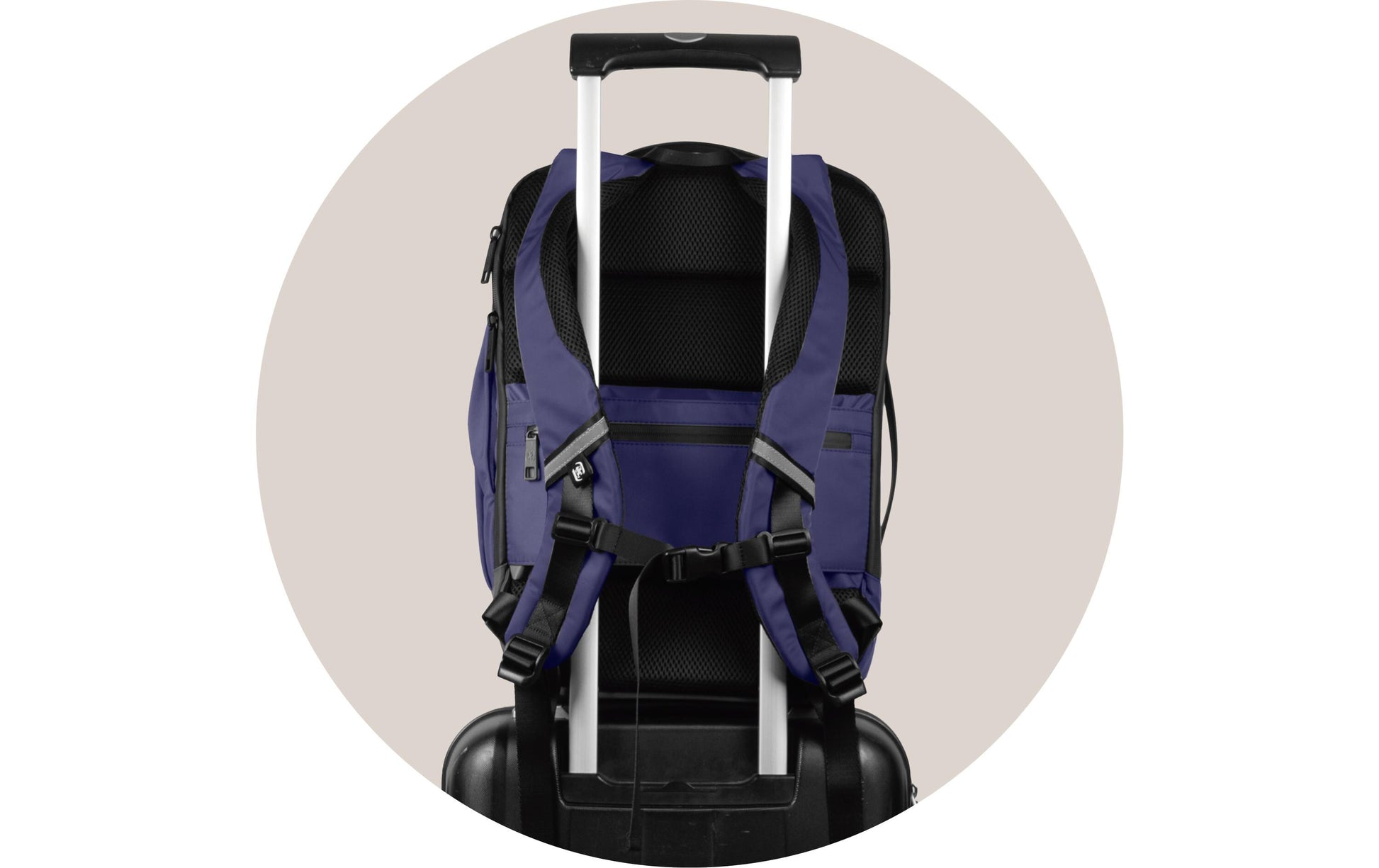 Elba Oxford City-Rucksack Identity Executive – 18 l – Marine, 320 × 420 × 130 mm