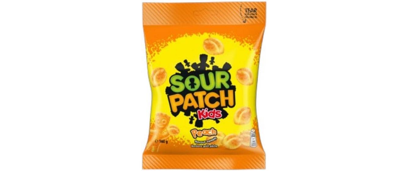 Sour Patch Kids Gummibonbons – Pfirsich – 160 g