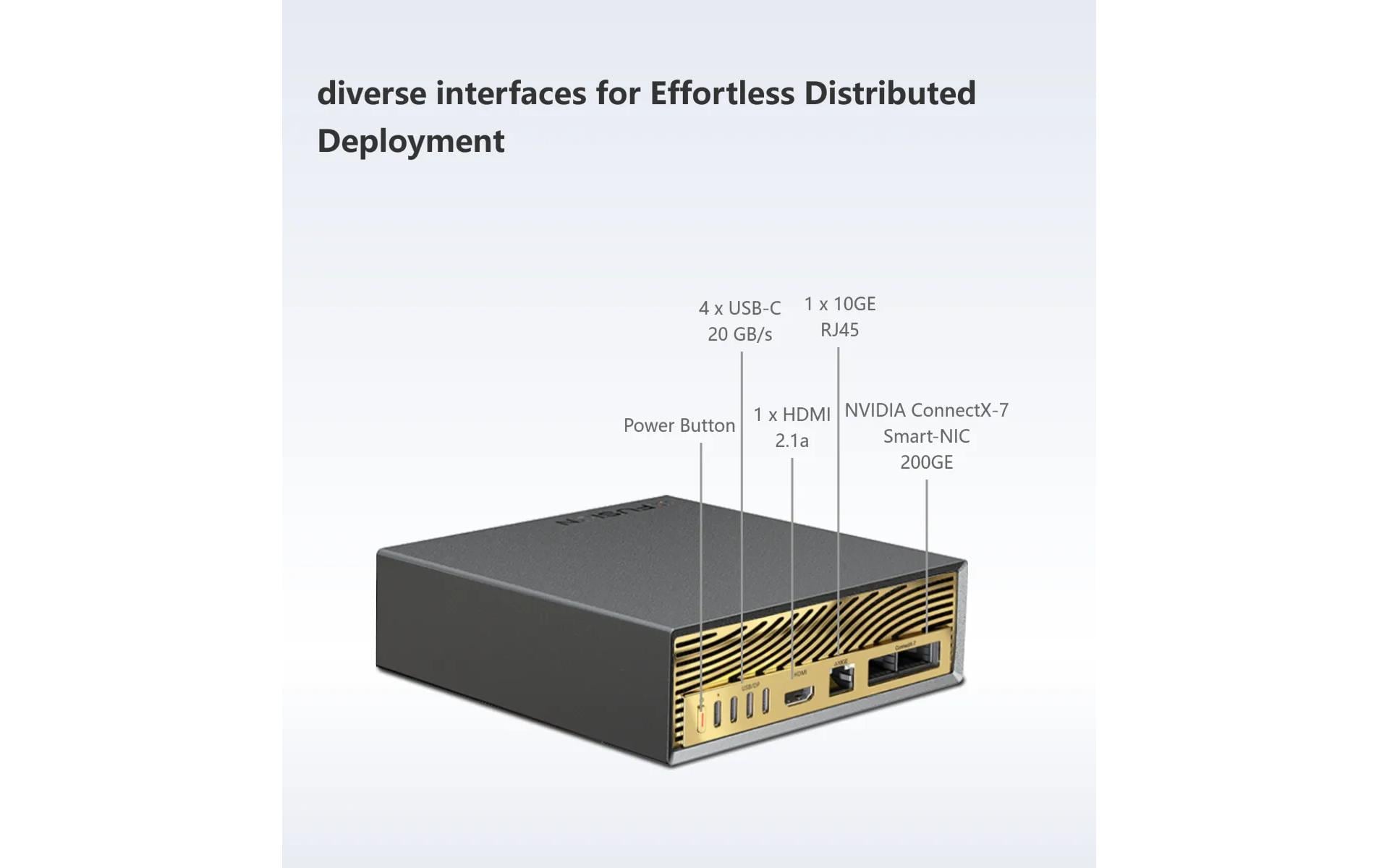 Xfusion FusionXpark GB10 Micro – Nvidia Grace Blackwell ARM Cortex-A72, 128 GB RAM, 1 TB SSD, Nvidia DGX OS