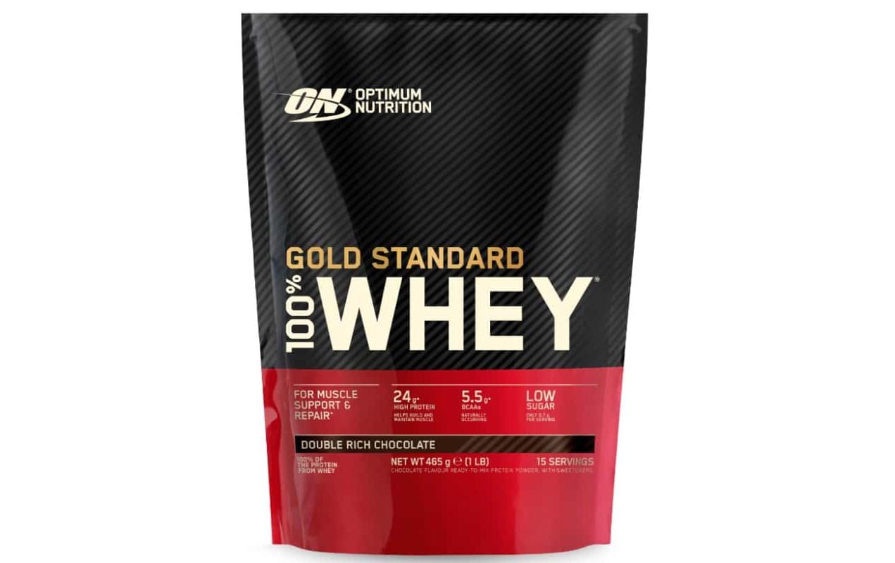 Optimum Nutrition Whey Protein 100% Whey Gold Standard – Double Chocolate – 450 g