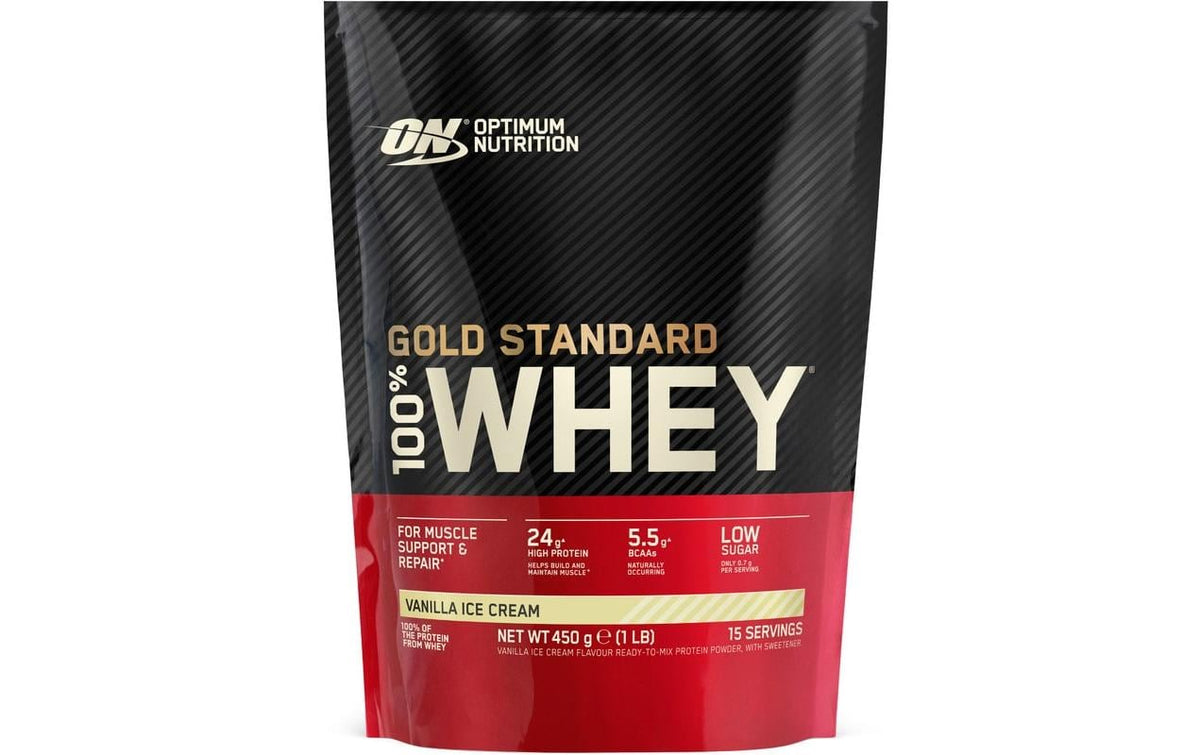 Optimum Nutrition Whey Protein 100% Whey Gold Standard Vanille – 450 g