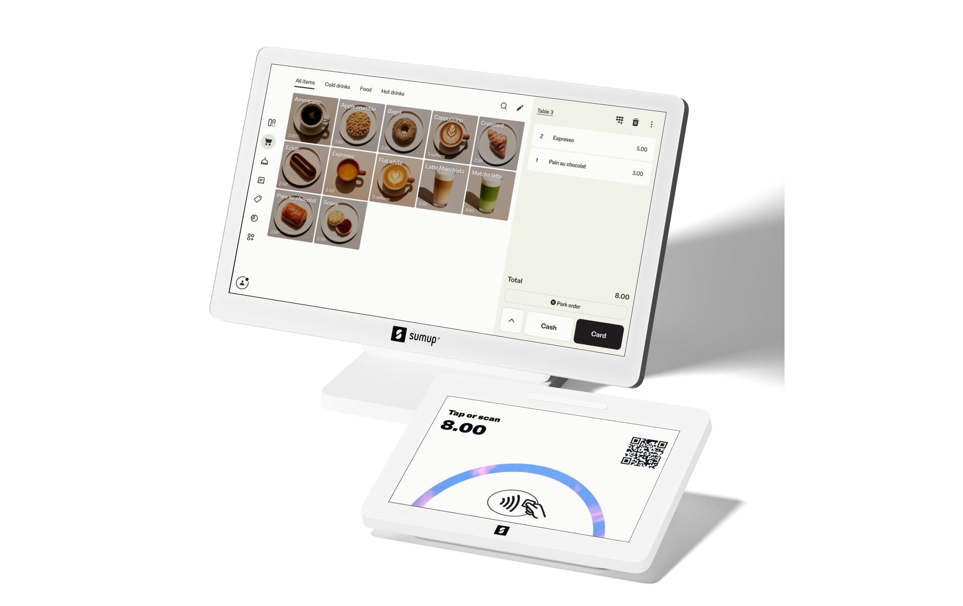 SumUp 13" POS-All-in-One – Touch, Weiss