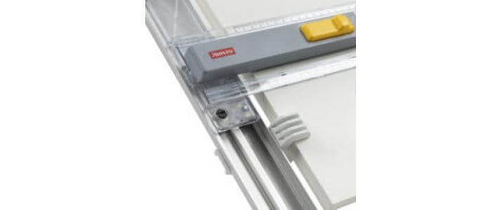Aristo Zeichenplatte A2, Stop-&-Go-Mechanismus, Grau/Transparent/Weiss/Gelb