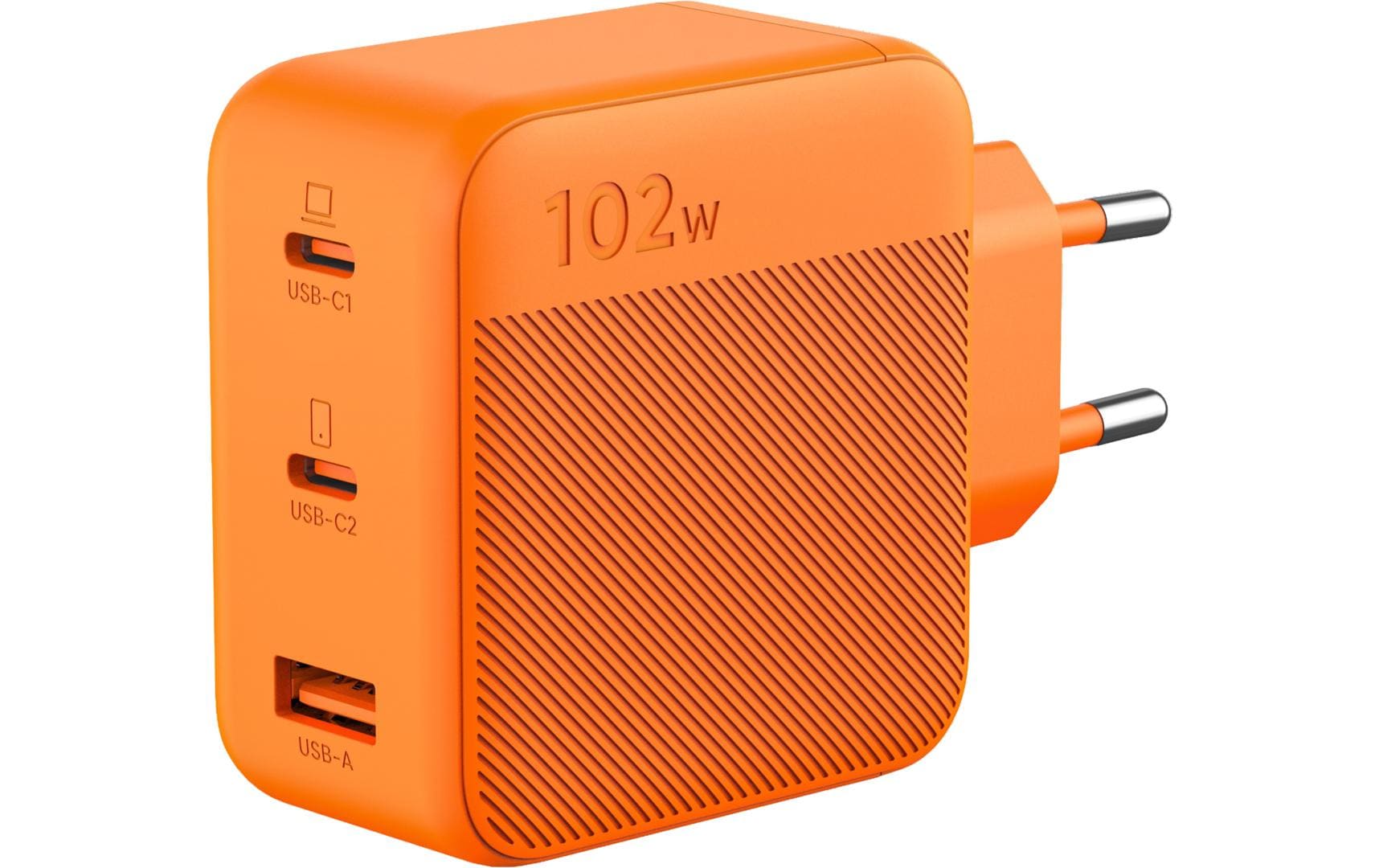 Jackery USB-Wandladegerät 102 W – GaN, USB-C×1 (100 W), 3 Ports – Schwarz