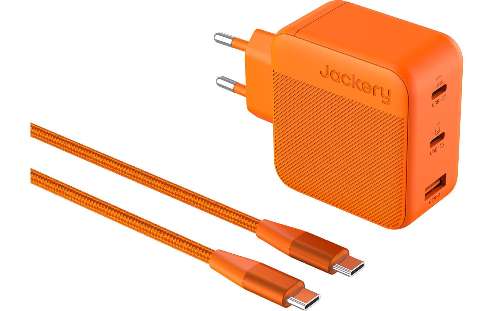 Jackery USB-Wandladegerät 102 W – GaN, USB-C×1 (100 W), 3 Ports – Schwarz