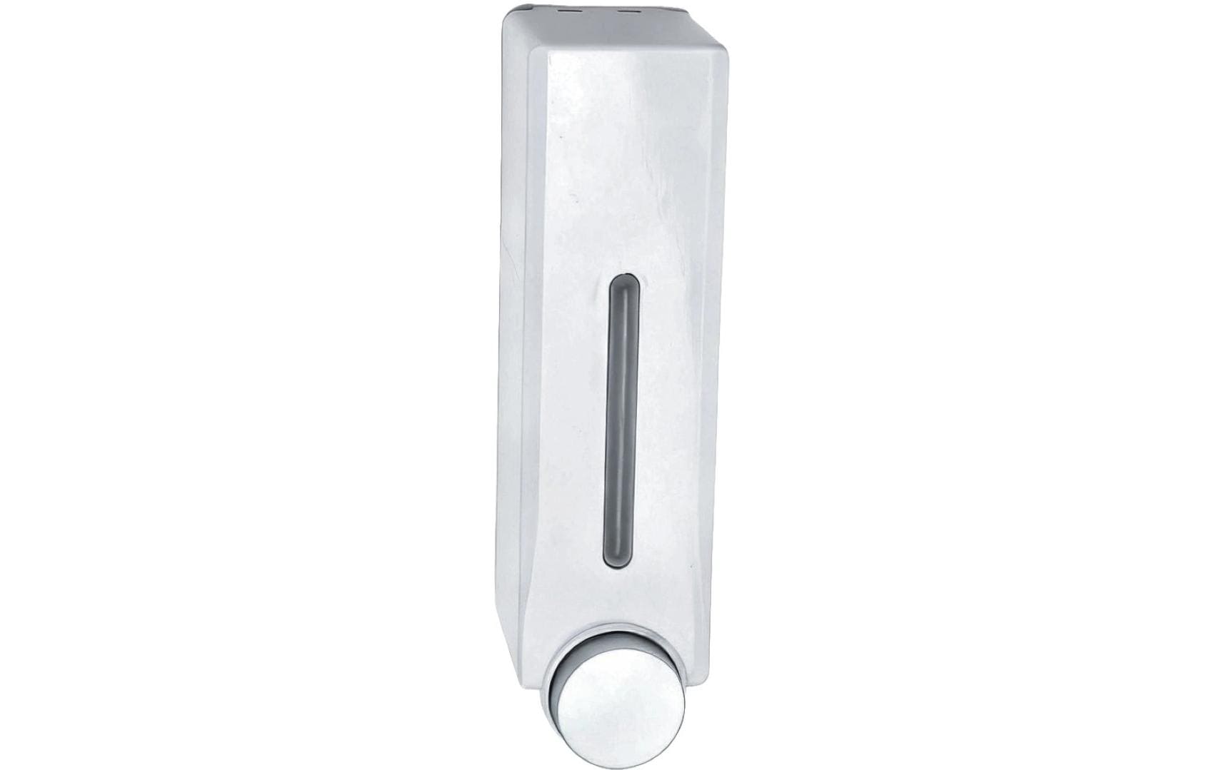 Diaqua Novion Manueller Seifenspender – Wandmontage – 450 ml, weiss, Keramik, Metall