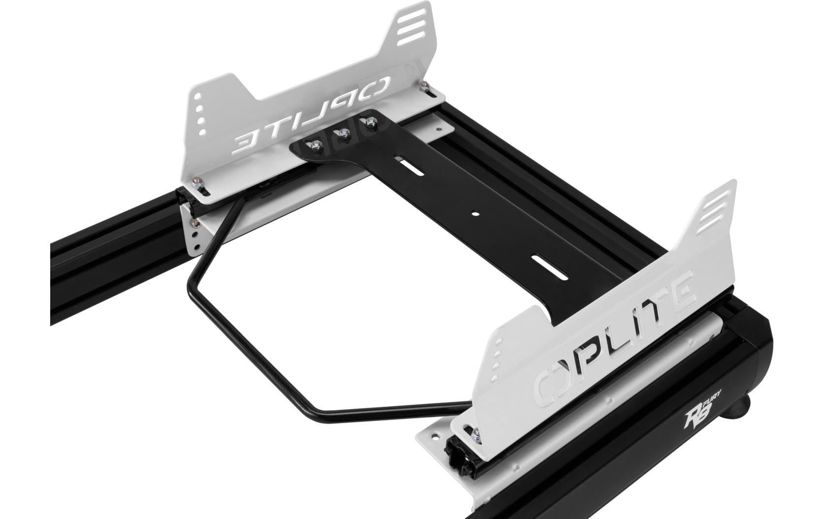 Oplite Zubehör – Belastbarkeit 150 kg, mit Lenkradhalterung – Stahl, Weiss – R8 Fury Chassis