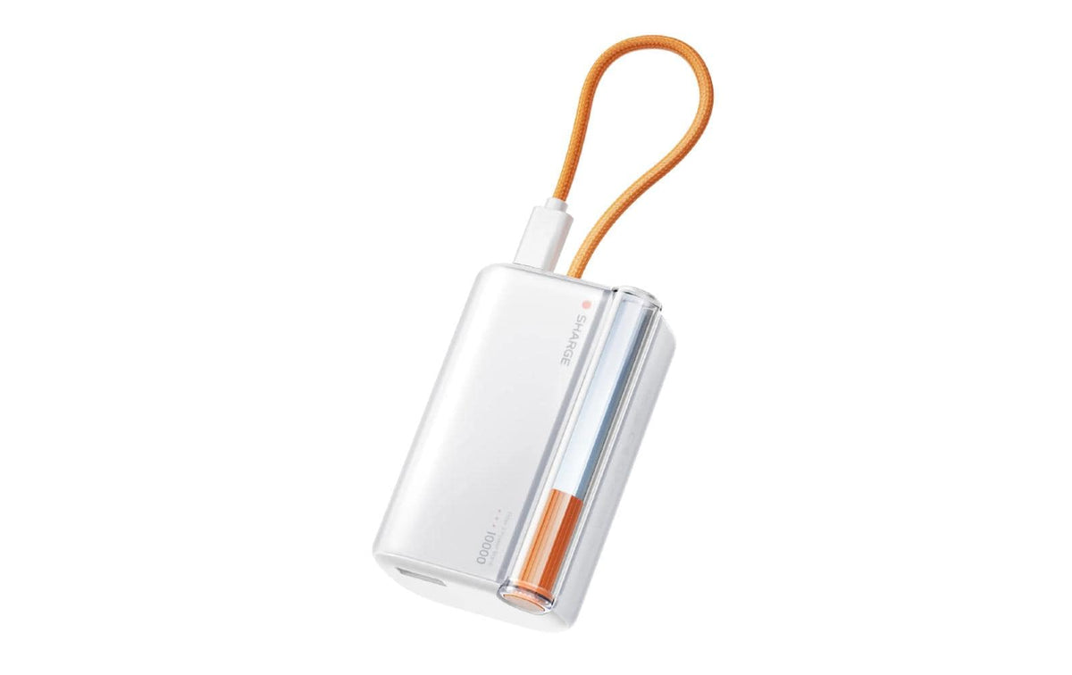 Sharge Flow 3 Powerbank 10'000 mAh – 45 W PD, 1× USB-C, weiss