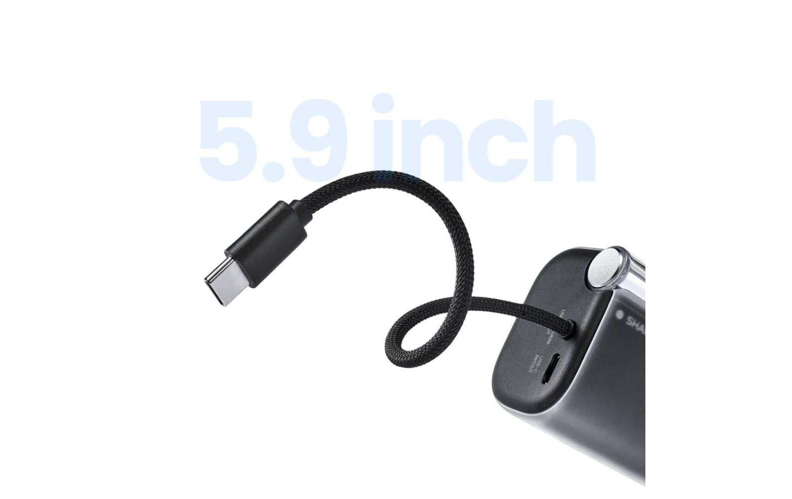 Sharge Flow 3 Powerbank 10'000 mAh – 45 W PD, 1× USB-C, blau, für Smartphones, Tablets & Kameras