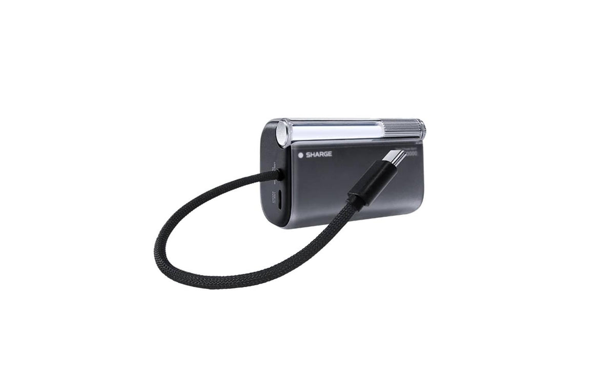 Sharge Flow 3 Powerbank 10'000 mAh – 45 W PD, 1× USB-C, weiss