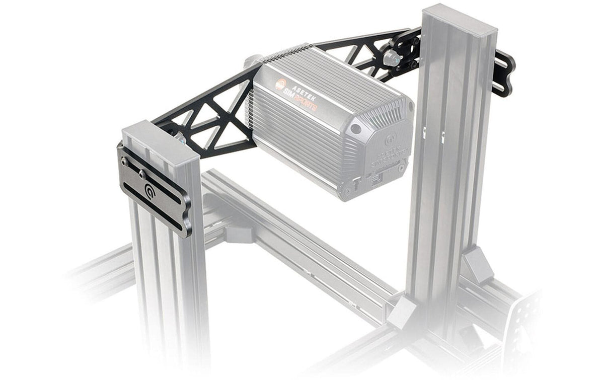 Asetek SimSports – Monitorarm Tischhalterung – Schwarz – für Asetek SimSports Direct Drive Wheelbases