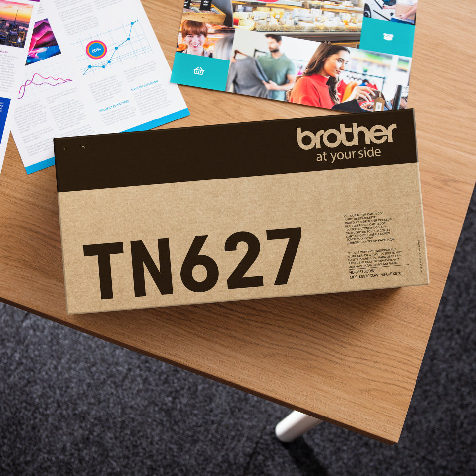Brother TN-627BK BK Toner – Original – 10'000 Seiten – für Brother HL-L8570CDW/MFC-L8970CDW