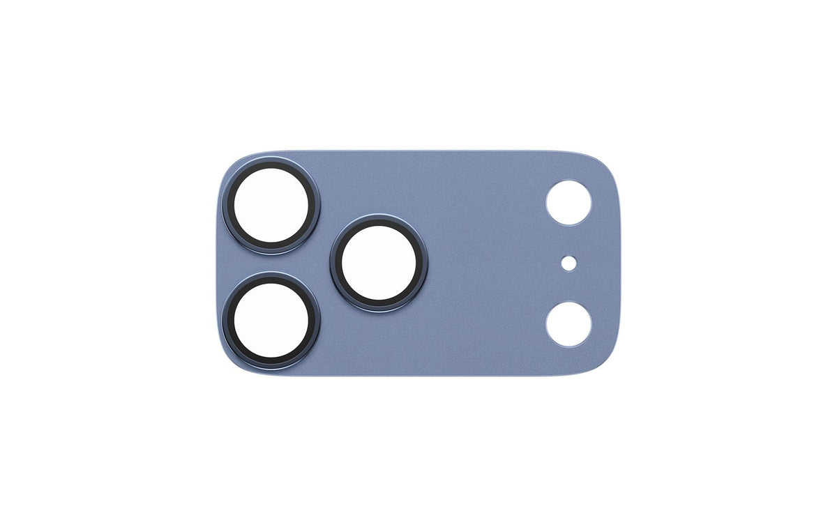 PanzerGlass Kameralinsenschutz – für iPhone 18 Pro Max – Blau, Aluminium