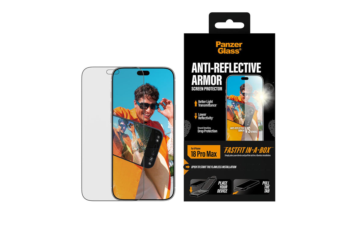 PanzerGlass Displayschutz (Folie), Ultra-Wide Fit – für iPhone 18 Pro Max